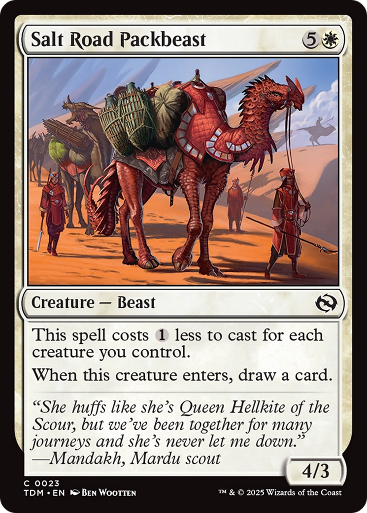 Salt Road Packbeast [Tarkir: Dragonstorm] | Exor Games New Glasgow