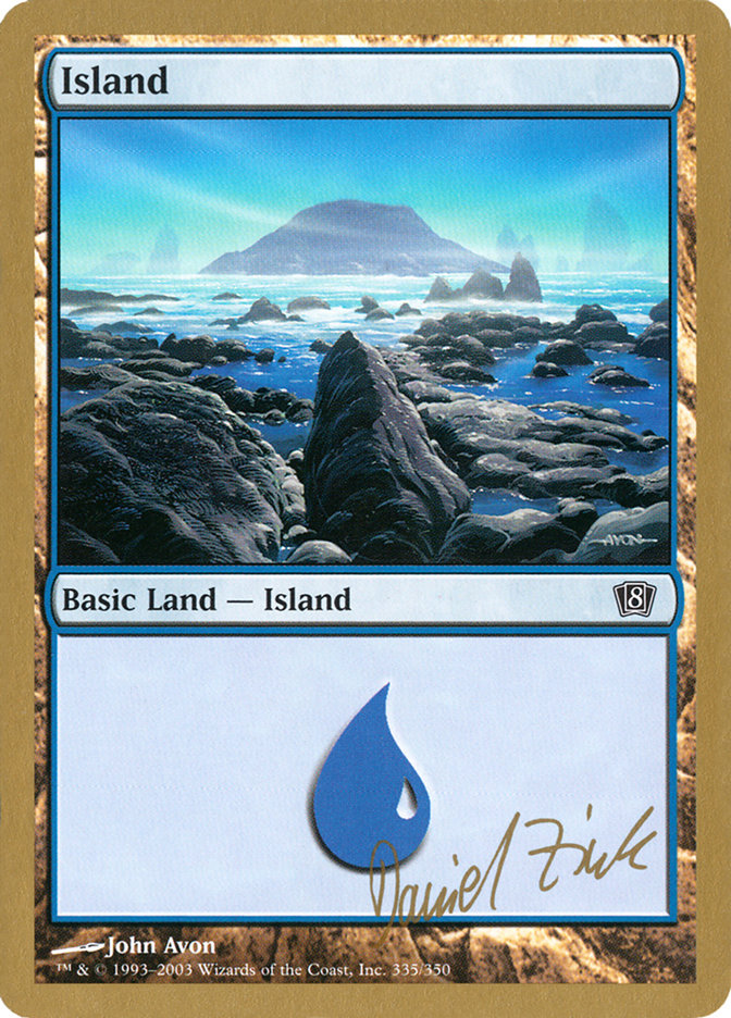 Island (dz335) (Daniel Zink) [World Championship Decks 2003] | Exor Games New Glasgow