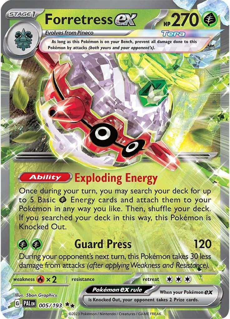 Forretress ex (005/193) [Scarlet & Violet: Paldea Evolved] | Exor Games New Glasgow