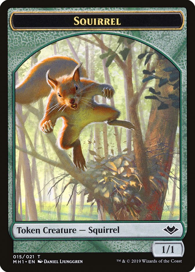 Elemental (008) // Squirrel (015) Double-Sided Token [Modern Horizons Tokens] | Exor Games New Glasgow