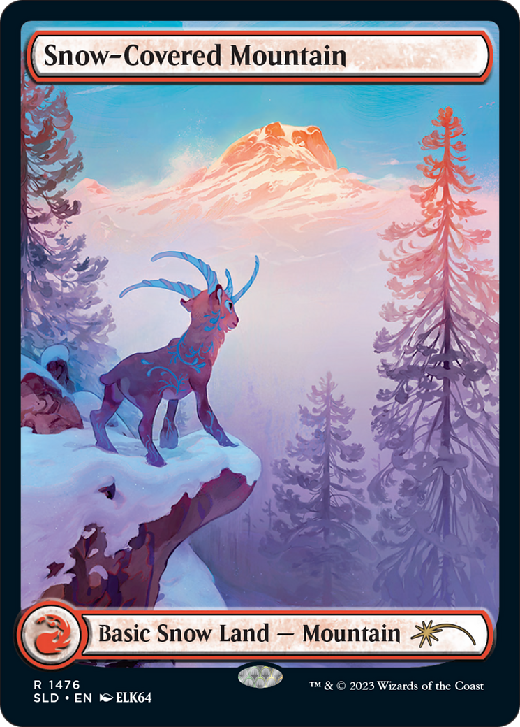 Snow-Covered Mountain (1476) [Secret Lair Drop Series] | Exor Games New Glasgow