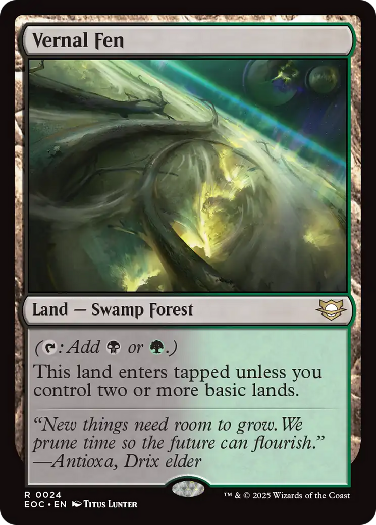 Vernal Fen [Edge of Eternities Commander] | Exor Games New Glasgow
