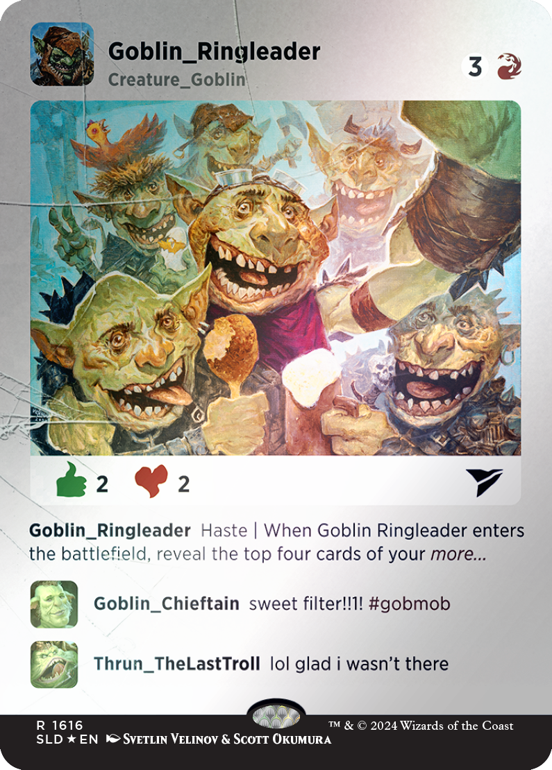 Goblin Ringleader (Rainbow Foil) [Secret Lair Drop Series] | Exor Games New Glasgow