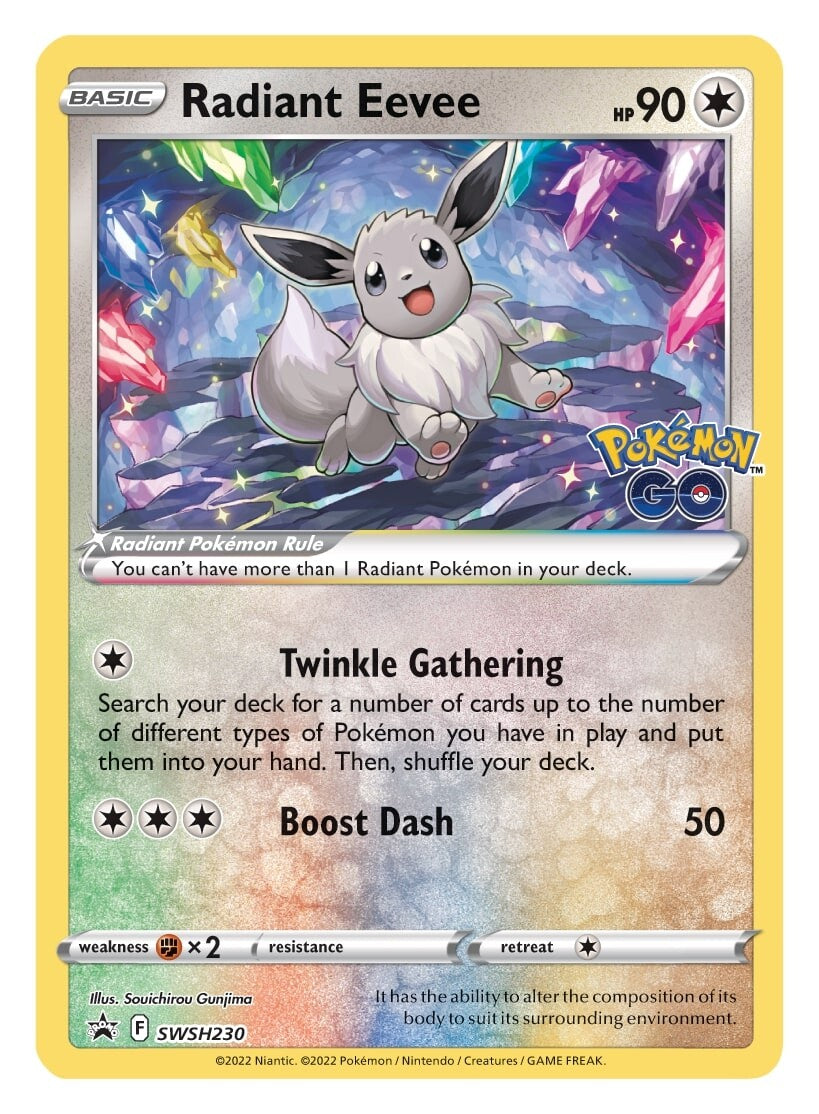 Radiant Eevee (SWSH230) [Sword & Shield: Black Star Promos] | Exor Games New Glasgow