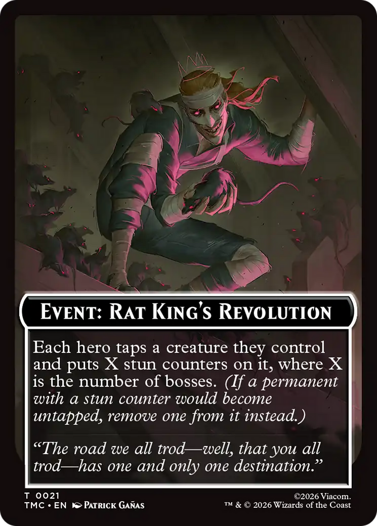 Event: Rat King's Revolution [Teenage Mutant Ninja Turtles Commander Tokens] | Exor Games New Glasgow