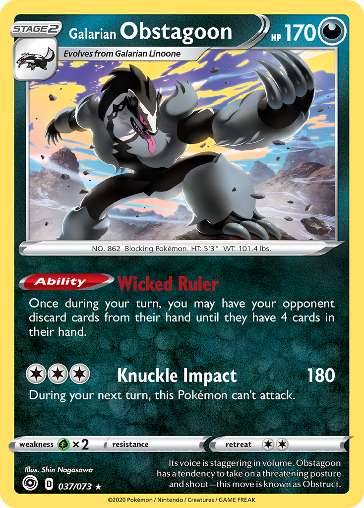 Galarian Obstagoon (037/073) [Sword & Shield: Champion's Path] | Exor Games New Glasgow