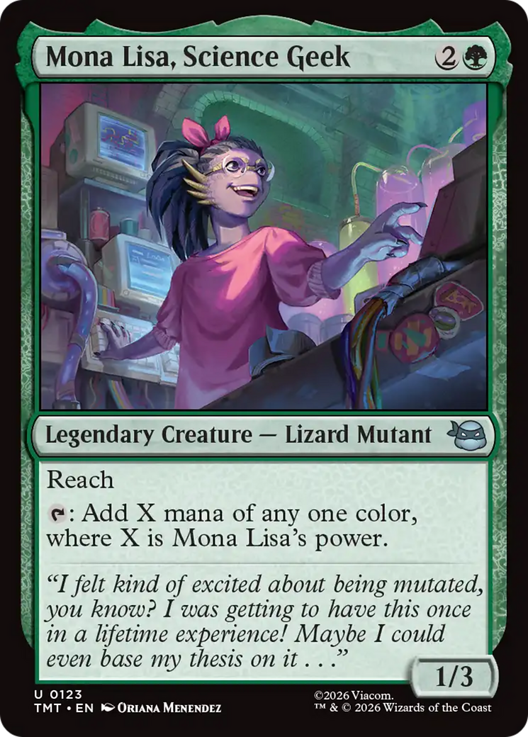 Mona Lisa, Science Geek [Teenage Mutant Ninja Turtles] | Exor Games New Glasgow