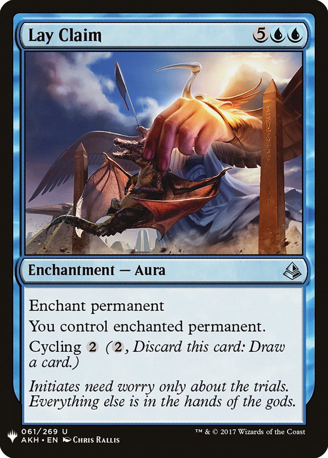 Lay Claim [Mystery Booster] | Exor Games New Glasgow