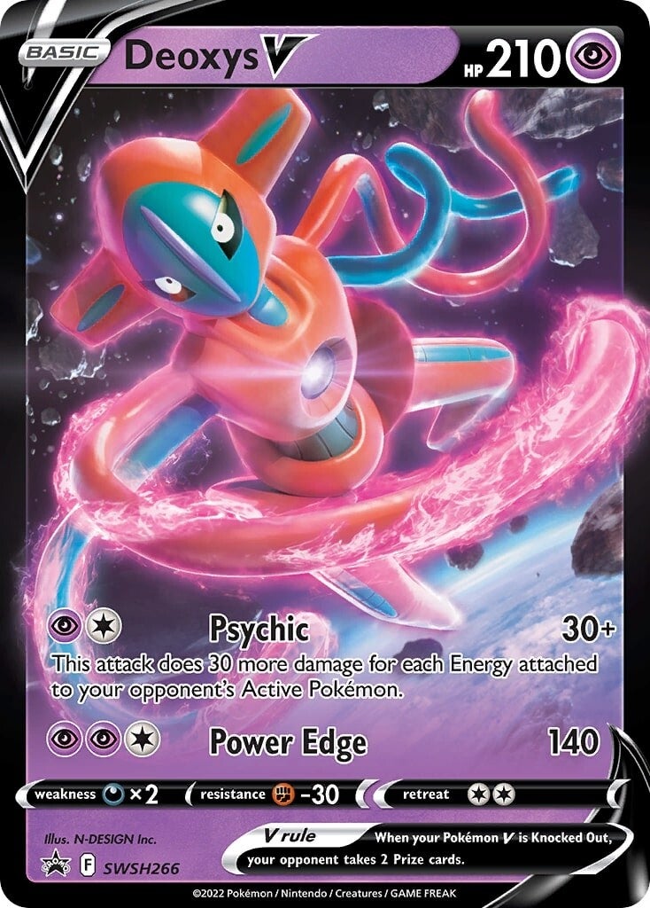 Deoxys V (SWSH266) [Sword & Shield: Black Star Promos] | Exor Games New Glasgow