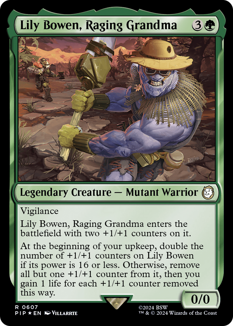 Lily Bowen, Raging Grandma (Surge Foil) [Fallout] | Exor Games New Glasgow