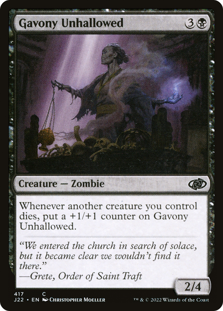 Gavony Unhallowed [Jumpstart 2022] | Exor Games New Glasgow