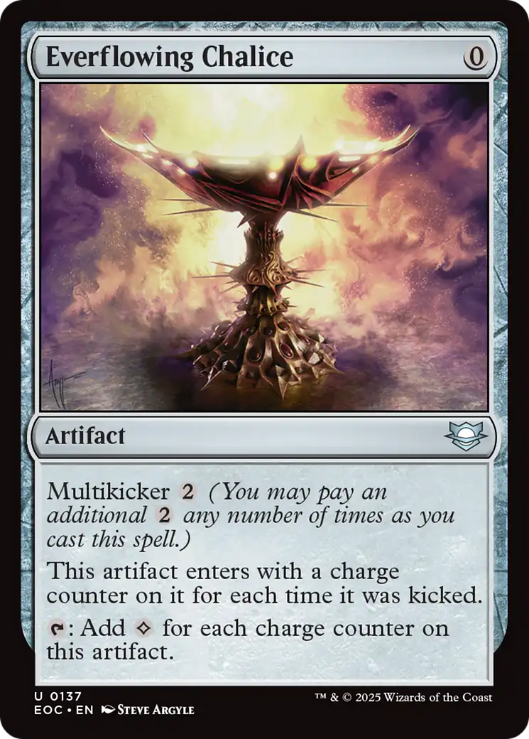 Everflowing Chalice [Edge of Eternities Commander] | Exor Games New Glasgow