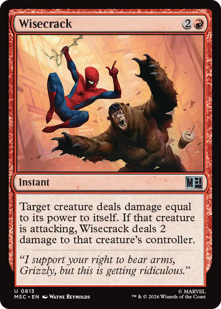 Wisecrack [Marvel Super Heroes Commander] | Exor Games New Glasgow
