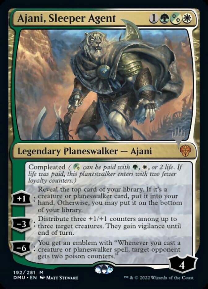 Ajani, Sleeper Agent (Promo Pack) [Dominaria United Promos] | Exor Games New Glasgow