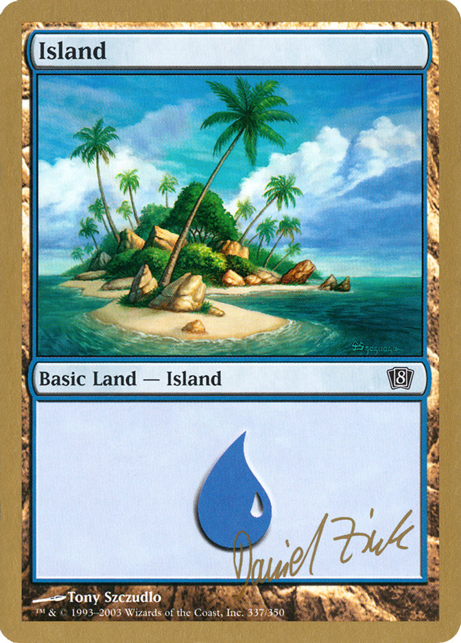 Island (dz337) (Daniel Zink) [World Championship Decks 2003] | Exor Games New Glasgow