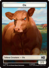 Ox (007) // Construct (014) Double-Sided Token [Marvel Super Heroes Commander Tokens] | Exor Games New Glasgow