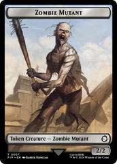 Zombie Mutant // Copy Double-Sided Token [Fallout Tokens] | Exor Games New Glasgow