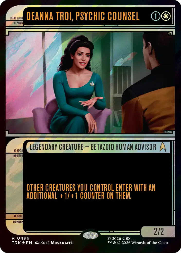 Deanna Troi, Psychic Counsel (Showcase) (Surge Foil) [Star Trek] | Exor Games New Glasgow