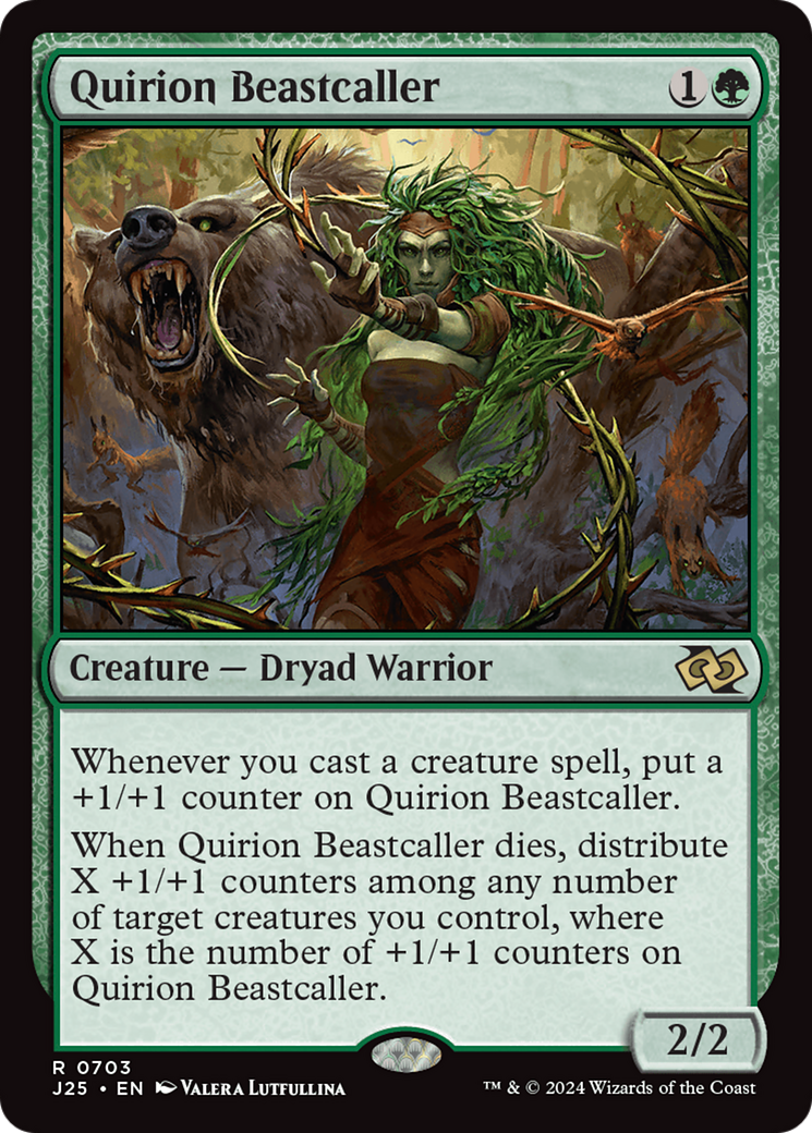 Quirion Beastcaller [Foundations Jumpstart] | Exor Games New Glasgow