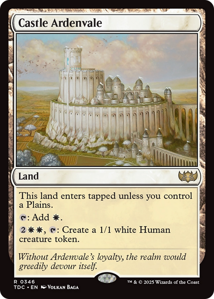 Castle Ardenvale [Tarkir: Dragonstorm Commander] | Exor Games New Glasgow