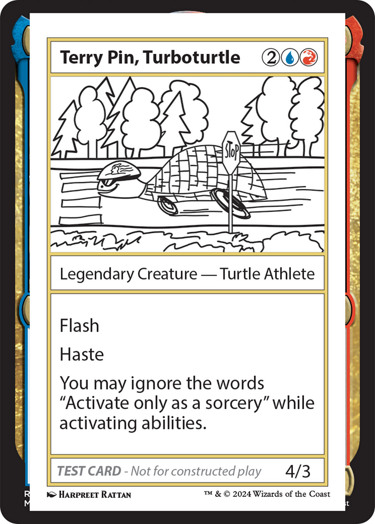 Terry Pin, Turboturtle [Mystery Booster 2 Playtest Cards] | Exor Games New Glasgow