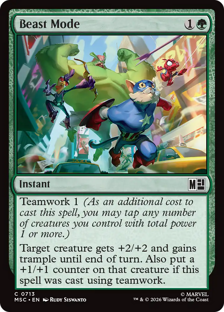 Beast Mode [Marvel Super Heroes Commander] | Exor Games New Glasgow