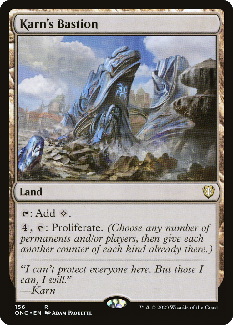 Karn's Bastion [Phyrexia: All Will Be One Commander] | Exor Games New Glasgow