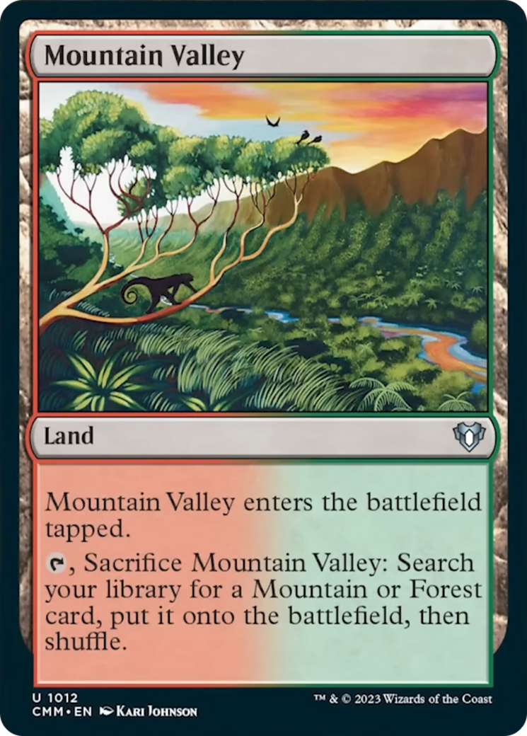 Mountain Valley [Commander Masters] | Exor Games New Glasgow