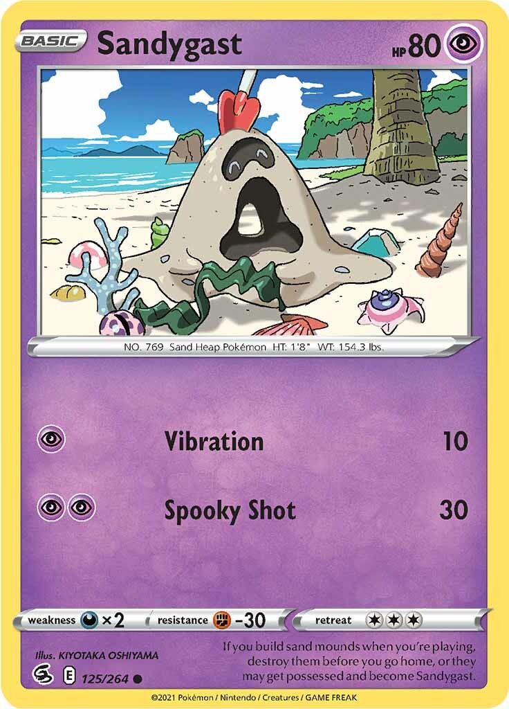 Sandygast (125/264) [Sword & Shield: Fusion Strike] | Exor Games New Glasgow