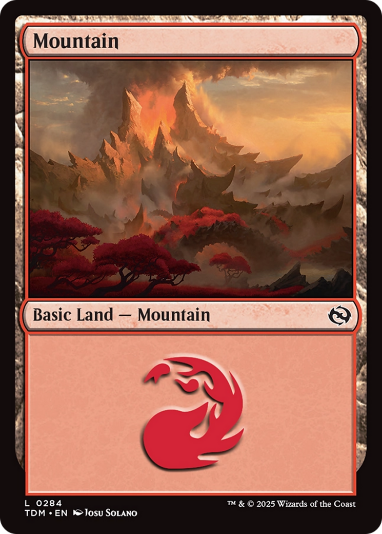 Mountain (0284) [Tarkir: Dragonstorm] | Exor Games New Glasgow