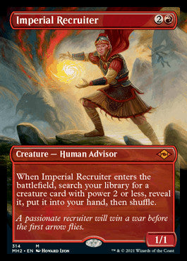 Imperial Recruiter (Borderless Alternate Art) [Modern Horizons 2] | Exor Games New Glasgow