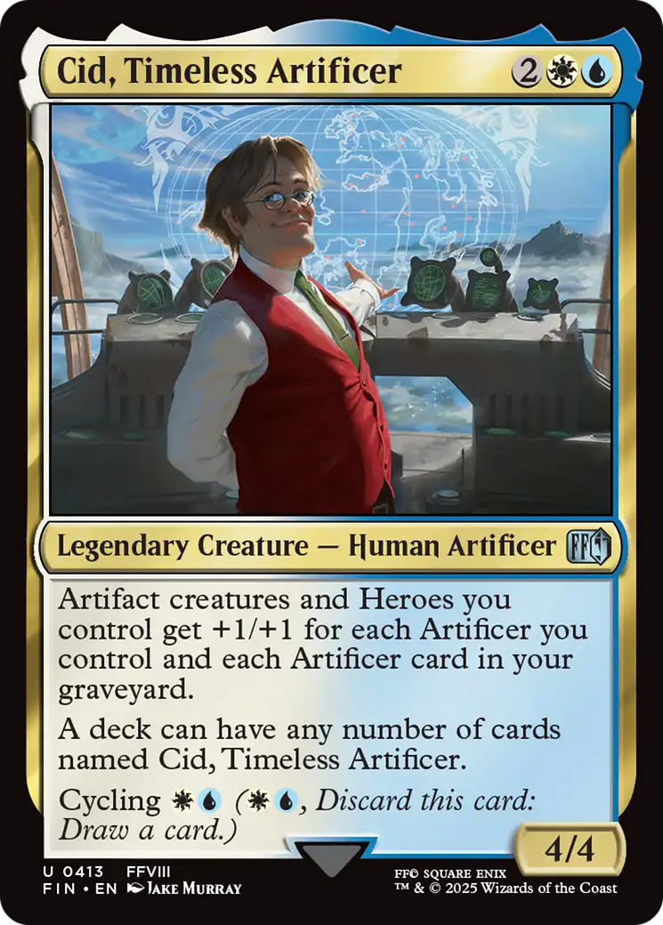 Cid, Timeless Artificer (0413) [FINAL FANTASY] | Exor Games New Glasgow
