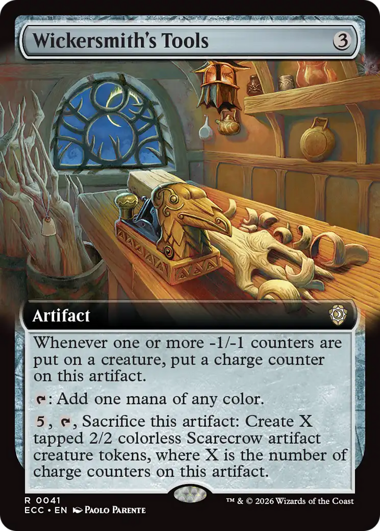 Wickersmith's Tools (Extended Art) [Lorwyn Eclipsed Commander] | Exor Games New Glasgow