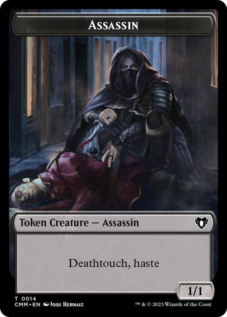 Assassin Token [Commander Masters Tokens] | Exor Games New Glasgow