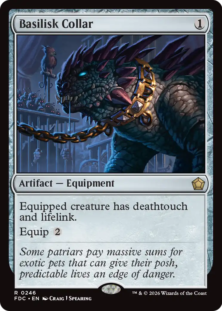 Basilisk Collar [Foundations Commander] | Exor Games New Glasgow