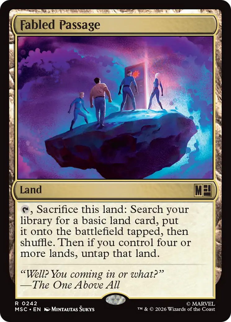 Fabled Passage (Surge Foil) [Marvel Super Heroes Commander] | Exor Games New Glasgow