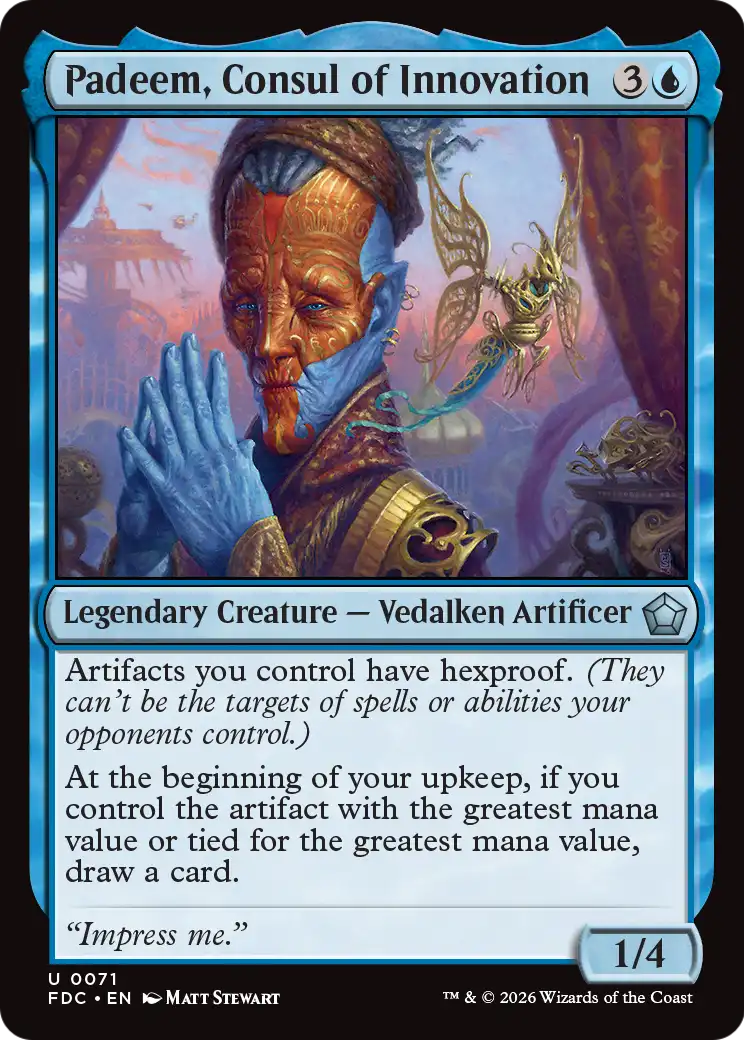 Padeem, Consul of Innovation [Foundations Commander] | Exor Games New Glasgow