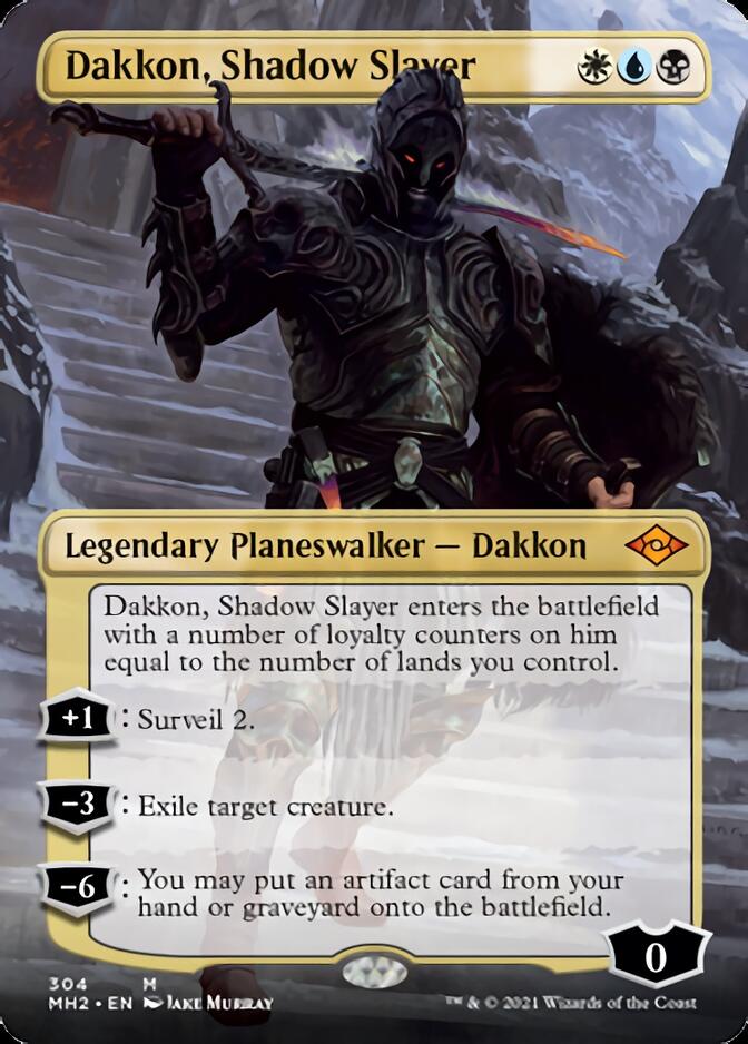 Dakkon, Shadow Slayer (Borderless) [Modern Horizons 2] | Exor Games New Glasgow