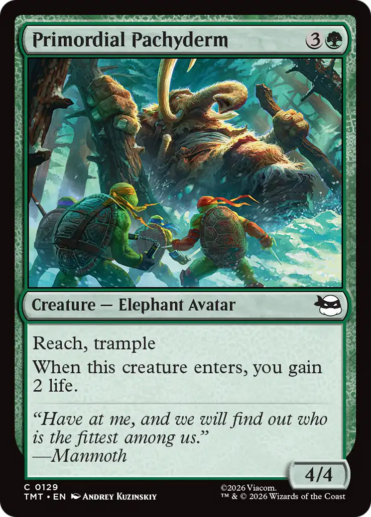 Primordial Pachyderm [Teenage Mutant Ninja Turtles] | Exor Games New Glasgow
