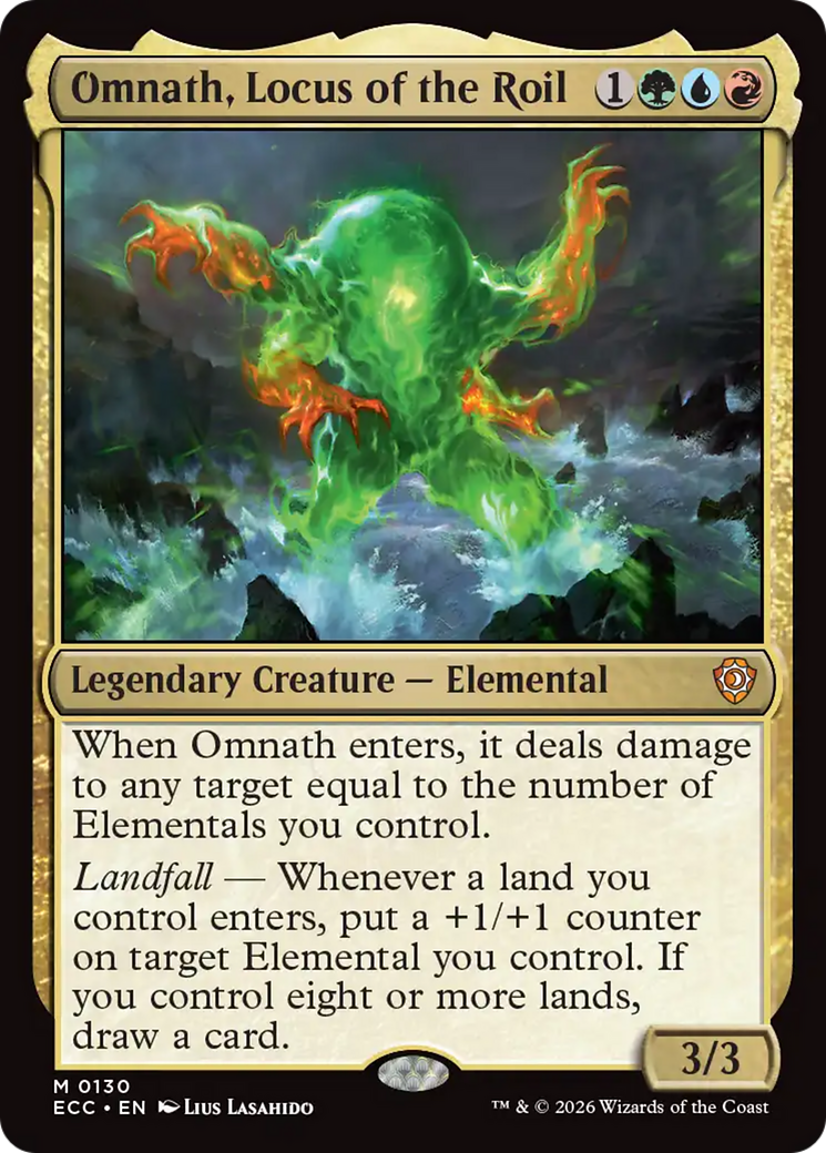 Omnath, Locus of the Roil [Lorwyn Eclipsed Commander] | Exor Games New Glasgow