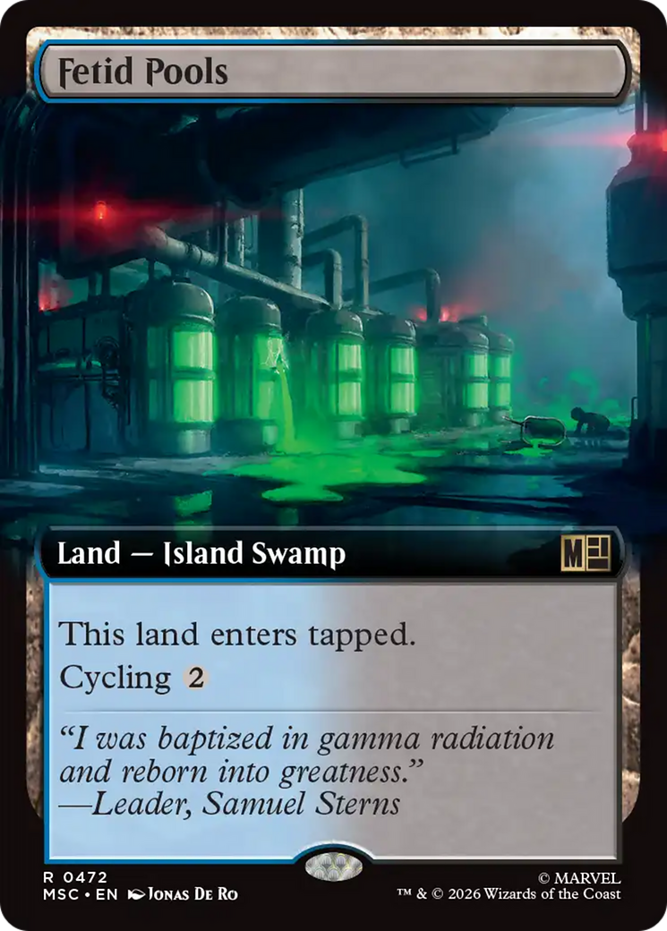 Fetid Pools (Extended Art) [Marvel Super Heroes Commander] | Exor Games New Glasgow