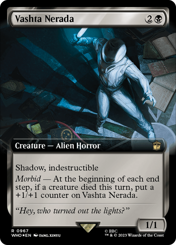 Vashta Nerada (Extended Art) (Surge Foil) [Doctor Who] | Exor Games New Glasgow