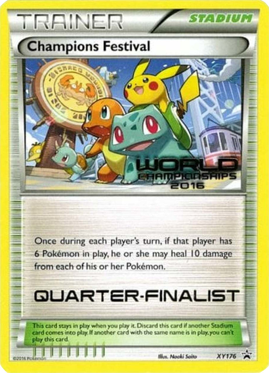 Champions Festival (XY176) (2016 Quarter Finalist) [XY: Black Star Promos] | Exor Games New Glasgow