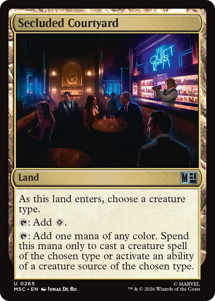Secluded Courtyard [Marvel Super Heroes Commander] | Exor Games New Glasgow