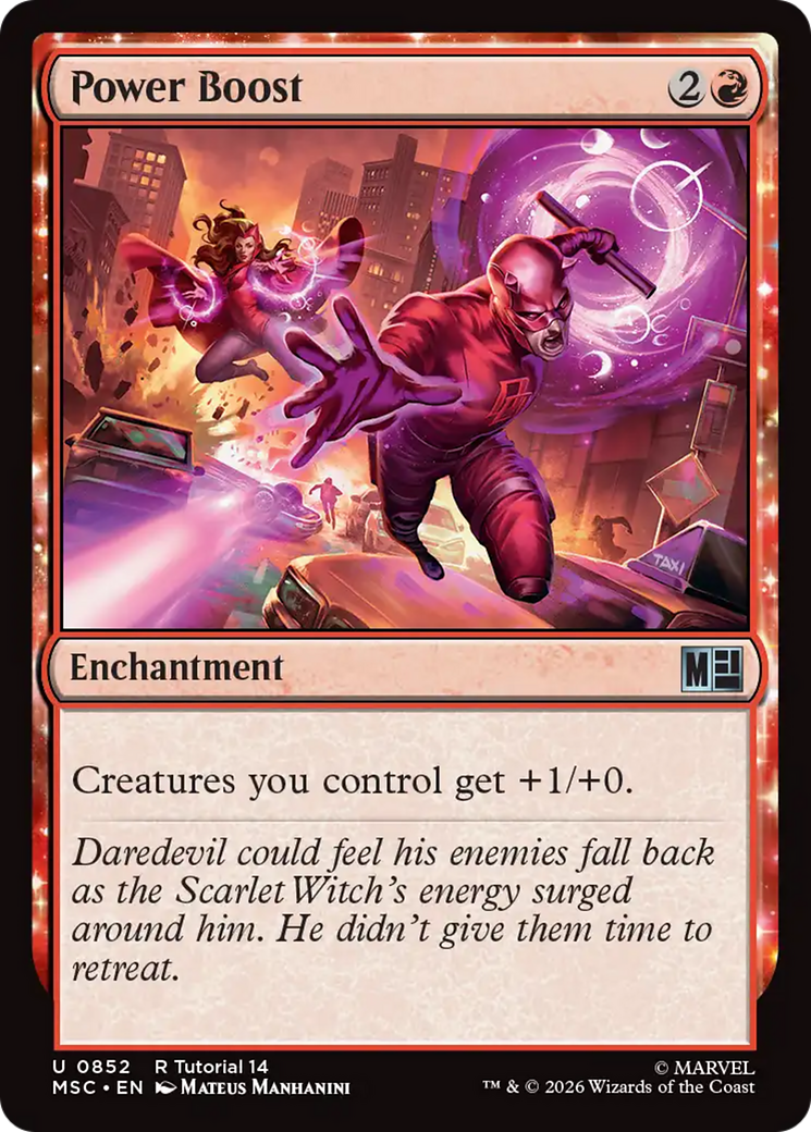 Power Boost [Marvel Super Heroes Commander] | Exor Games New Glasgow