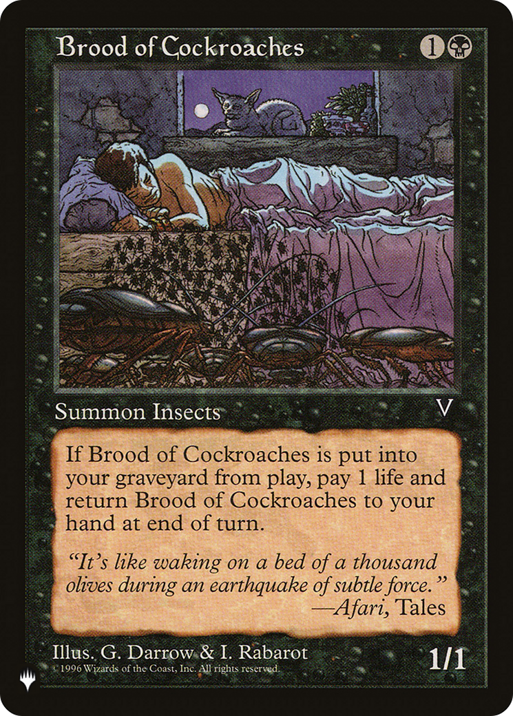 Brood of Cockroaches [The List Reprints] | Exor Games New Glasgow