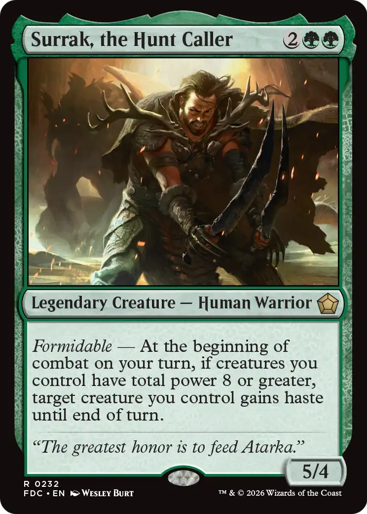 Surrak, the Hunt Caller [Foundations Commander] | Exor Games New Glasgow