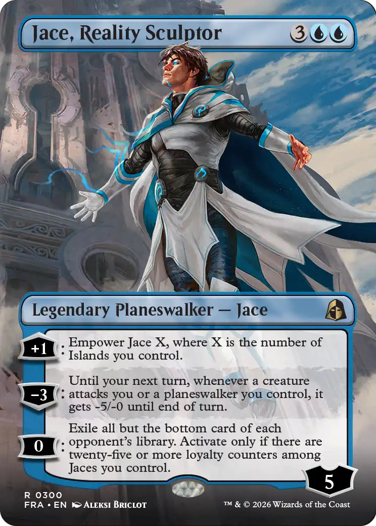 Jace, Reality Sculptor (Borderless) [Reality Fracture] | Exor Games New Glasgow