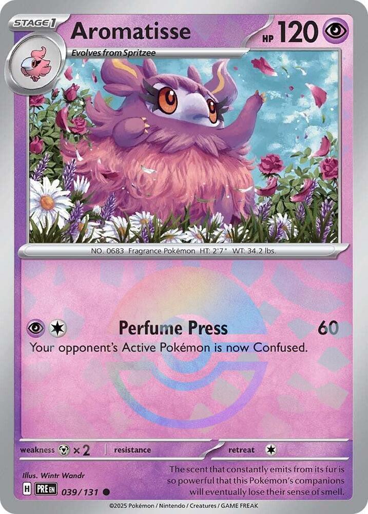 Aromatisse (039/131) (Poke Ball Pattern) [Scarlet & Violet: Prismatic Evolutions] | Exor Games New Glasgow