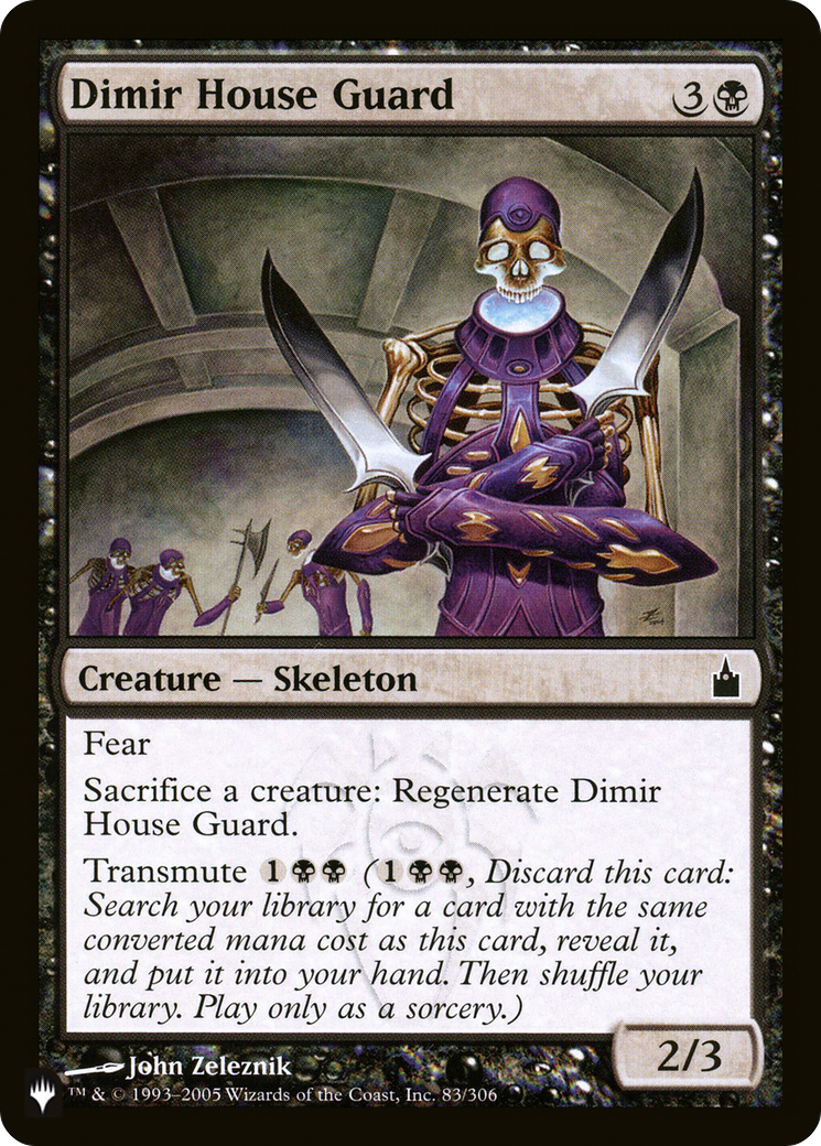 Dimir House Guard [The List Reprints] | Exor Games New Glasgow